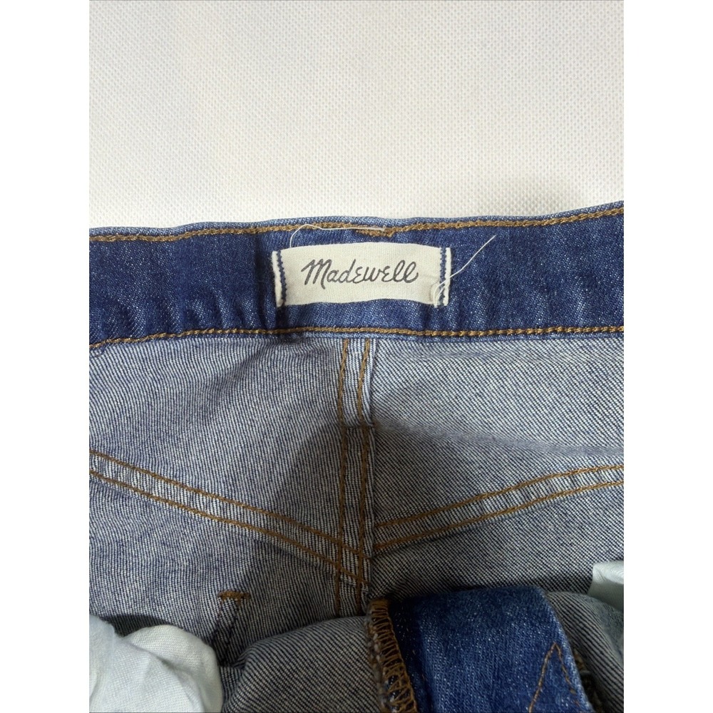 Madewell The Slim Boyjean Floral Embroidered High Rise Straight Leg Jeans 30 - Picture 14 of 16